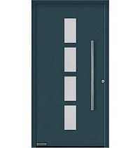 Двери входные алюминиевые  ThermoPlan Hybrid Hormann – Мотив 501 в Симферополе