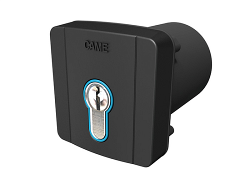 Купить Встраиваемый ключ-выключатель CAME SELD2FDG с цилиндром замка DIN и синей подсветко с доставкой и установкой в Симферополе