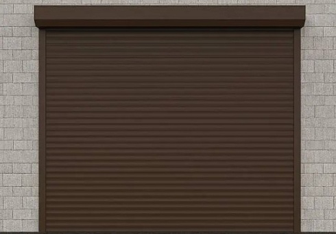 Рольставни для гаража (рулонные ворота) Алютех Trend с алюминиевым профилем PD/77 с доставкой в Симферополе 