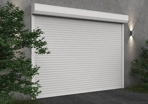 Автоматические рулонные ворота для гаража серии Алютех Prestige с алюминиевым профилем AR/555N с доставкой в Симферополе 