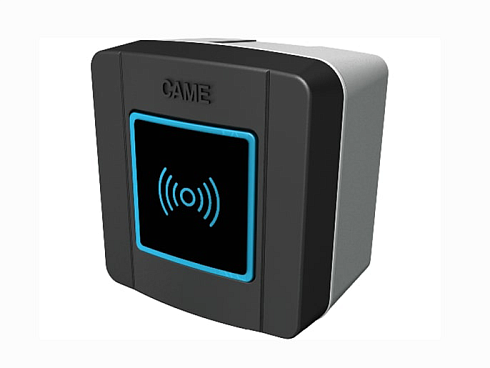 Купить накладной Bluetooth-считыватель CAME SELB1SDG2 с синей подсветкой, для 50 пользователей и автоматику came с доставкой и установкой