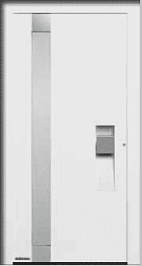 Двери входные алюминиевые ThermoCarbon Hormann - Мотив 306 в Симферополе