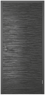 Межкомнатные двери Hormann  Duradecor, рифленая поверхность цвета серого антрацита концептлайн